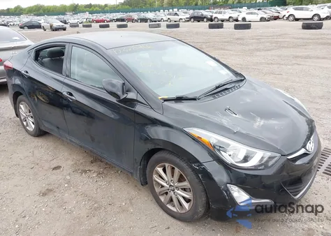 2016 Hyundai Elantra Se из США, поврежденный, VIN KMHDH4AE7GU487692